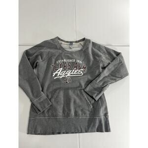 Texas A&M Long Sleeve Sweater Size Medium Gray Women’s